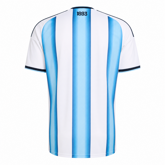 Camiseta selección Argentina local Mundial 2026 - vista trasera