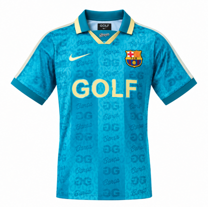 Camiseta FC Barcelona Golf Wang Turquesa - vista frontal