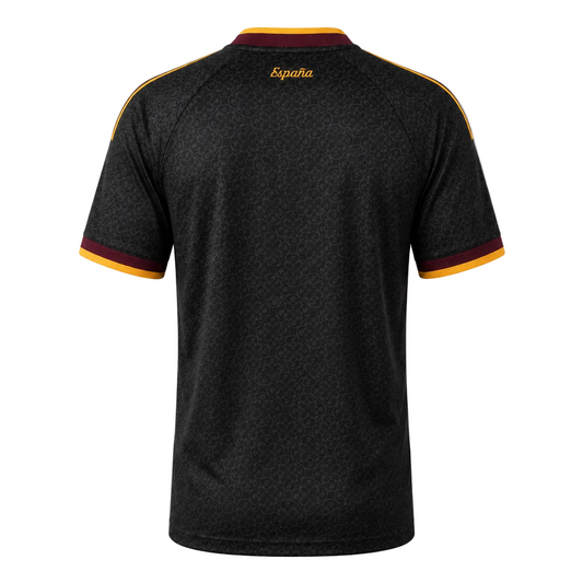 Camiseta selección España campeones NEGRA 2026/27 - vista trasera