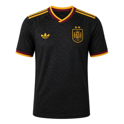 Camiseta selección España campeones NEGRA 2026/27 - vista frontal