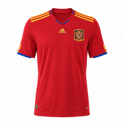 Camiseta selección España local Mundial 2010 - vista frontal